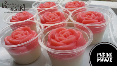 Resep Puding Susu Mawar Sederhana